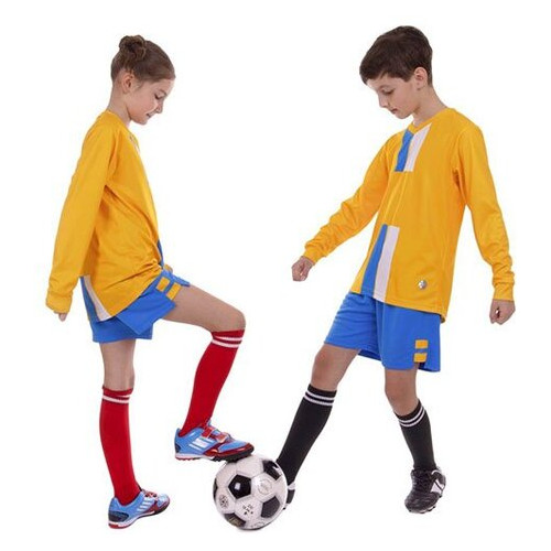 Форма футбольна підліткова FDSO CO-2001B-1 30 Жовто-синій (57508031) фото №7