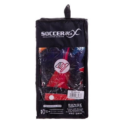 Рукавички воротарські FDSO Soccermax GK-005 9 Червоно-фіолетовий (57508102) фото №5