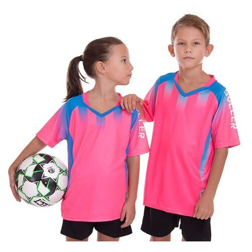 Форма футбольна дитяча FDSO D8831B XS Рожево-чорний (57508202) фото №1