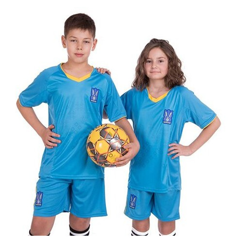 Форма футбольна дитяча FDSO Україна CO-3573-UKR L Синій (57508225) фото №1