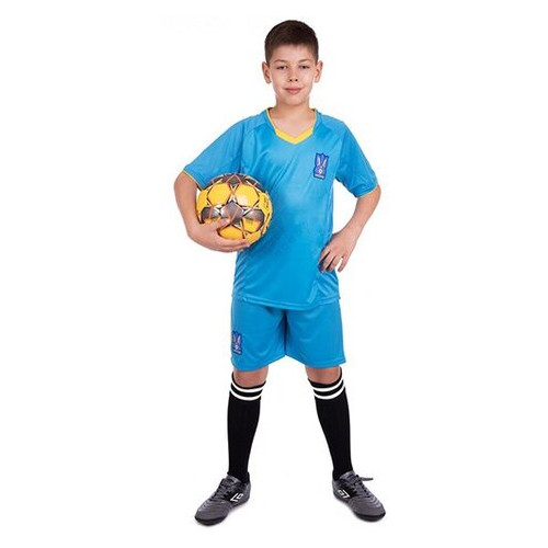 Форма футбольна дитяча FDSO Україна CO-3573-UKR L Синій (57508225) фото №7