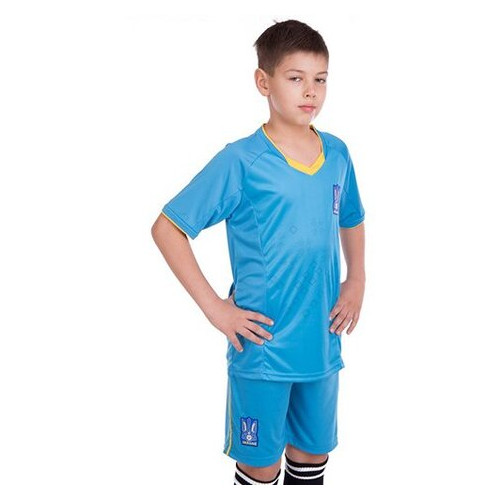 Форма футбольна дитяча FDSO Україна CO-3573-UKR L Синій (57508225) фото №3
