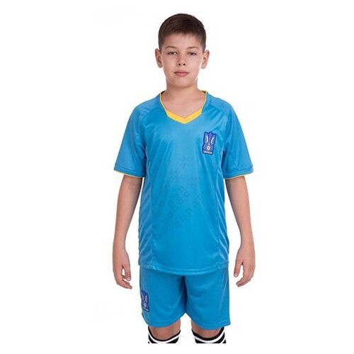 Форма футбольна дитяча FDSO Україна CO-3573-UKR L Синій (57508225) фото №2