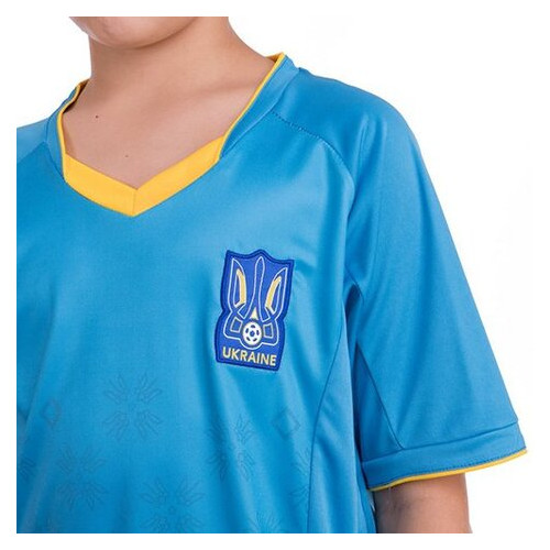 Форма футбольна дитяча FDSO Україна CO-3573-UKR L Синій (57508225) фото №4