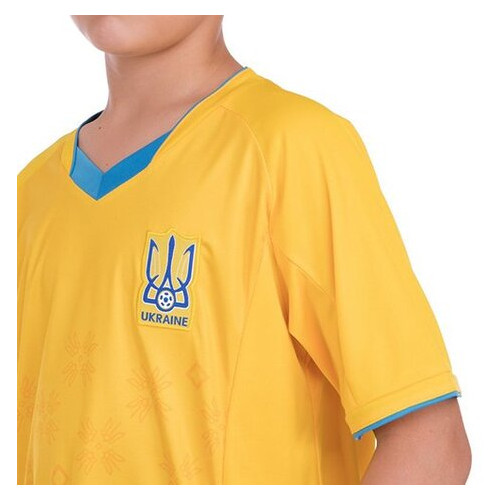 Форма футбольна дитяча FDSO Україна CO-3573-UKR M Жовтий (57508225) фото №4