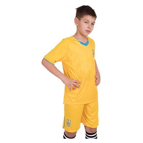 Форма футбольна дитяча FDSO Україна CO-3573-UKR M Жовтий (57508225) фото №3