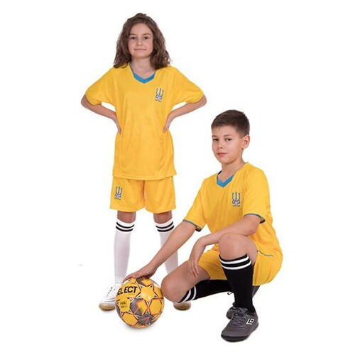 Форма футбольна дитяча FDSO Україна CO-3573-UKR M Жовтий (57508225) фото №7