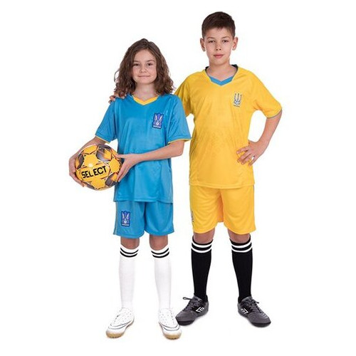 Форма футбольна дитяча FDSO Україна CO-3573-UKR XL Синій (57508225) фото №12