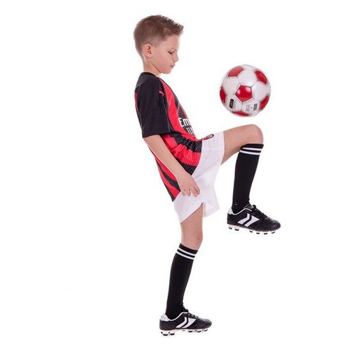 Форма футбольна дитяча FDSO AC Milan CO-2454 22 Чорно-червоний (57508246) фото №6