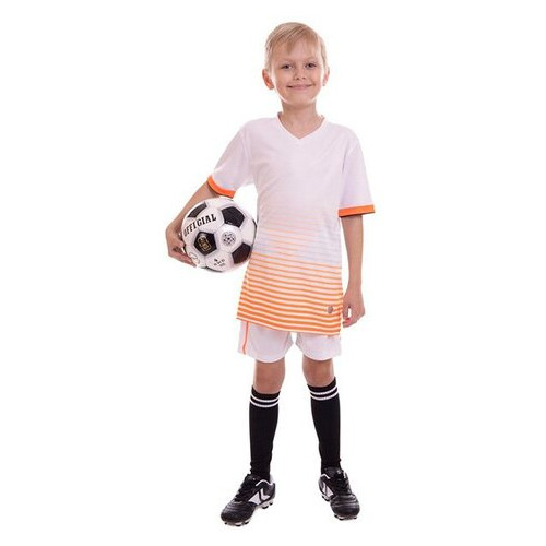 Форма футбольна дитяча FDSO CO-1908B 24 Біло-жовтогарячий (57508264) фото №5