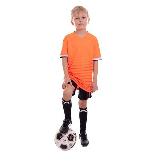 Форма футбольна дитяча FDSO CO-1908B 24 Оранжево-чорний (57508264) фото №5