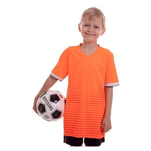 Форма футбольна дитяча FDSO CO-1908B 24 Оранжево-чорний (57508264) фото №1