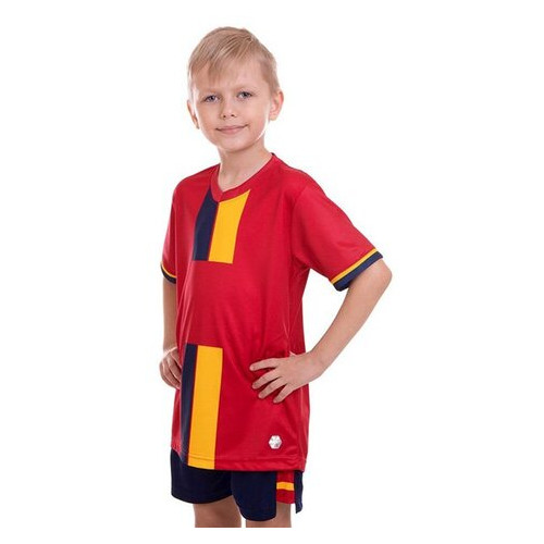 Форма футбольна дитяча FDSO CO-2001B 30 Червоно-чорний (57508263) фото №2