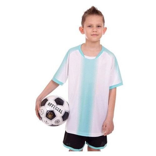 Форма футбольна дитяча FDSO D8825B 2XS Біло-м'ятний (57508262) фото №1