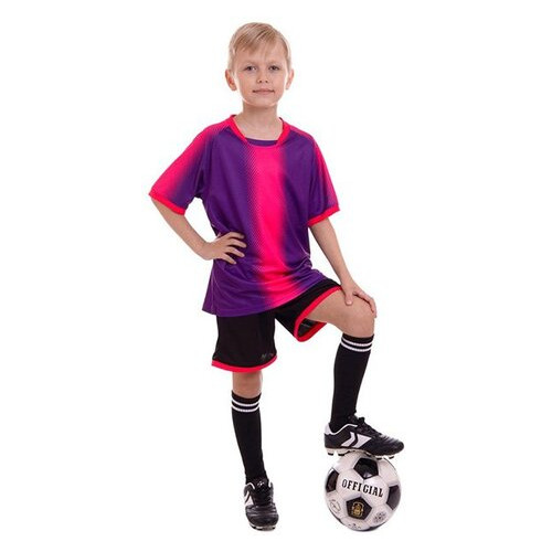 Форма футбольна дитяча FDSO D8825B 2XS Фіолетово-рожевий (57508262) фото №5