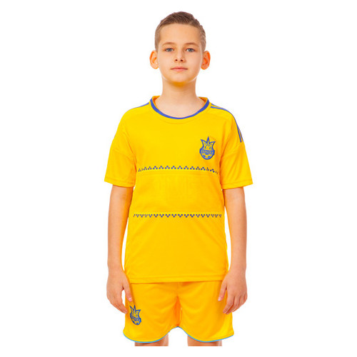 Комплект футбольної форми FDSO Україна CO-1006-UKR-13B-ETM1721 24 Жовтий (57508375) фото №2