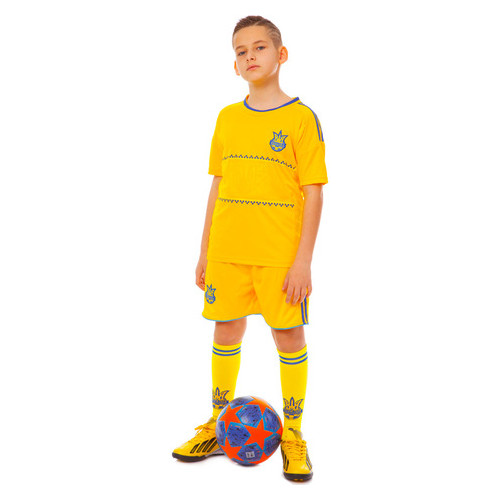 Комплект футбольної форми FDSO Україна CO-1006-UKR-13B-ETM1721 24 Жовтий (57508375) фото №6