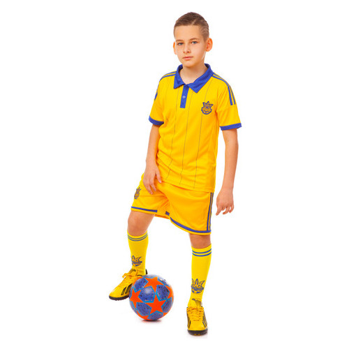 Комплект футбольної форми FDSO Україна CO-3900-UKR-14Y-ETM1720 22 Жовтий (57508376) фото №6