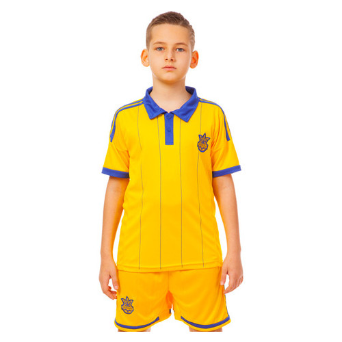 Комплект футбольної форми FDSO Україна CO-3900-UKR-14Y-ETM1720 22 Жовтий (57508376) фото №2