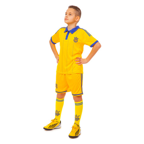 Комплект футбольної форми FDSO Україна CO-3900-UKR-14Y-ETM1720 22 Жовтий (57508376) фото №1