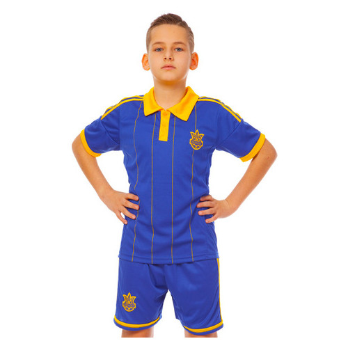 Комплект футбольної форми FDSO Україна CO-3900-UKR-14Y-ETM1720 22 Синій (57508376) фото №2
