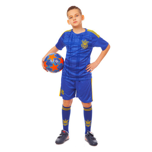 Комплект футбольної форми FDSO Україна CO-3900-UKR-16B-ETM1721 30 Синій (57508377) фото №6