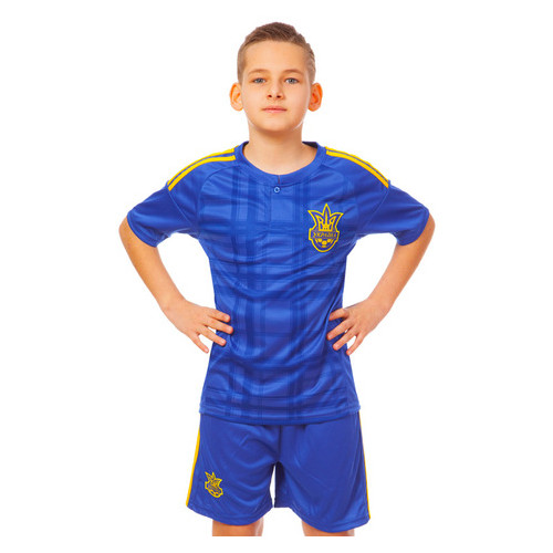 Комплект футбольної форми FDSO Україна CO-3900-UKR-16B-ETM1721 30 Синій (57508377) фото №2