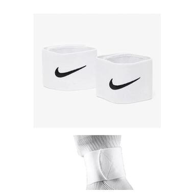 Фіксатори тримачі нижні для щитків 2 шт Nike Mercurial білі NE-LG-FG1W фото №2