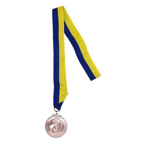 Медаль спортивна 3 місце бронза IVN (ZM-3355) фото №1