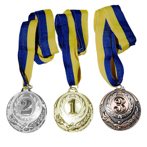 Медаль Спортивная большая Серебро фото №2