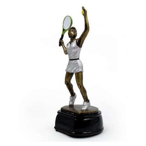 Статуетка спортивна нагородна FDSO Великий теніс жіночий C-2688-B11 Сірий (33508061) фото №3