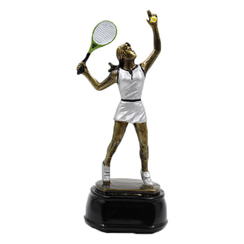 Статуетка спортивна нагородна FDSO Великий теніс жіночий C-2688-B11 Сірий (33508061) фото №1
