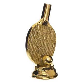 Статуетка нагородна спортивна FDSO Ракетка для пінг-понгу C-1341-B2 Золотий (33508304) фото №2