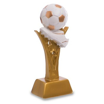 Статуетка нагородна спортивна FDSO Футбол Бутса з м'ячем C-4736-B16 Золотий (33508282) фото №2
