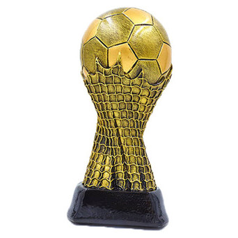 Статуетка нагородна спортивна FDSO Футбольний м'яч C-1255-B Золотий (33508287) фото №1