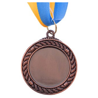 Медаль спортивна зі стрічкою FDSO Баскетбол C-7019 Бронзовий (33508311) фото №2