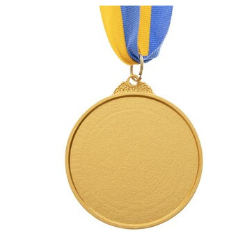Медаль спортивна зі стрічкою двокольорова FDSO Футбол C-4847 Золотий (33508321) фото №2