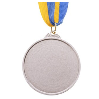 Медаль спортивна зі стрічкою двокольорова FDSO Плавання C-4848 Срібний (33508327) фото №2
