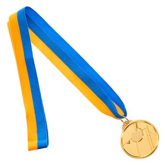 Медаль спортивна зі стрічкою FDSO Настільний теніс C-H8566 Золотий (33508337) фото №2