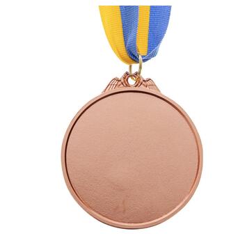 Медаль спортивна зі стрічкою двокольорова FDSO Карате C-7026 Бронзовий (33508369) фото №2