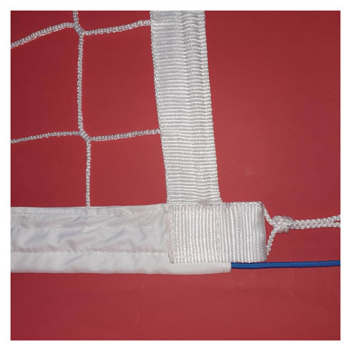 Сетка для классического волейбола S4S Евро Норма с тросом белая (10149) фото №2