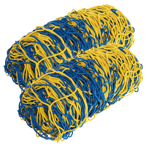 Сітка на ворота футбольна тренувальна безвузлова FDSO Євро Еліт SO-2324 Синьо-жовтий (57508424) фото №1