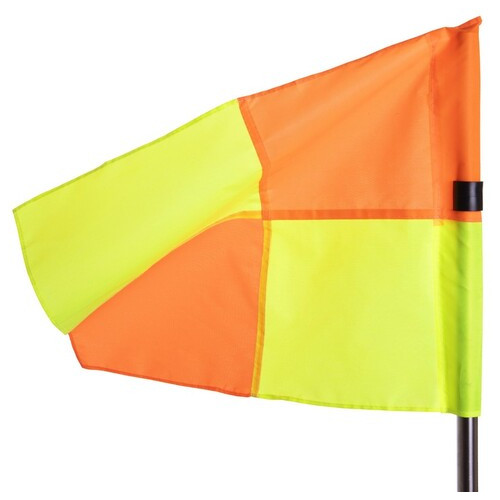Прапор полотно кутовий для поля з кліпсою для кріплення до штанги FDSO C-4597 Оранжево-жовтий (33508164) фото №4