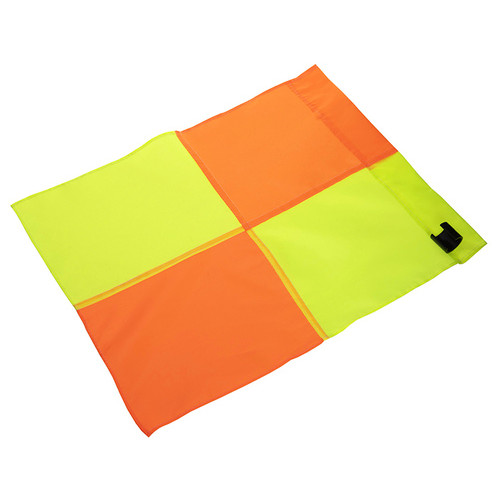 Прапор полотно кутовий для поля з кліпсою для кріплення до штанги FDSO C-4597 Оранжево-жовтий (33508164) фото №1