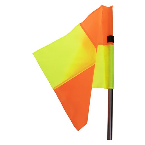 Прапор полотно кутовий для поля з кліпсою для кріплення до штанги FDSO C-4597 Оранжево-жовтий (33508164) фото №5