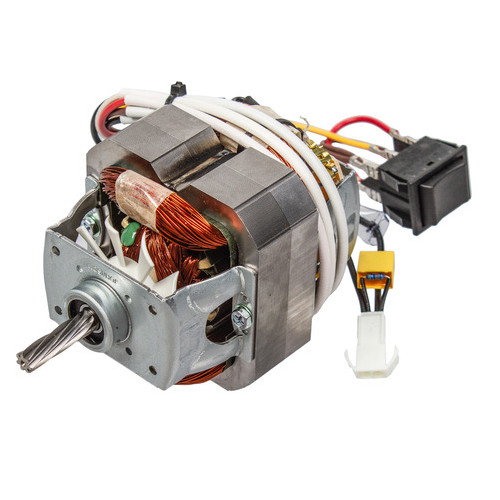 Двигун Moulinex для м'ясорубки JC-9830-2400 з кабелем та перемикачем HV8 (SS-1530000497) фото №2