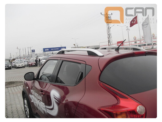 Рейлінги Erkul Nissan Juke (2010-) / тип Crown, (Кріплення на клей) (24.SKP.02.10.G) фото №1