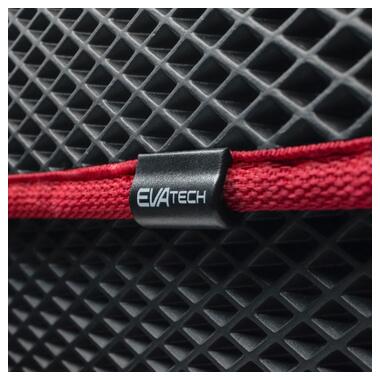 Сумка-органайзер EVAtech L-PRO 32x75x30 см. Ромб чорний з червоним кантом (BS13641OL3RBR) фото №2