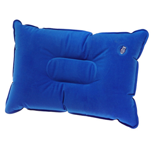 Надувна туристична подушка Supretto для кемпінгу синя (CZ2759910001) фото №1