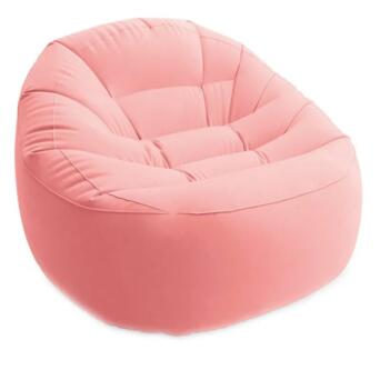 Велюр кресло Intex розовый (68590) фото №1